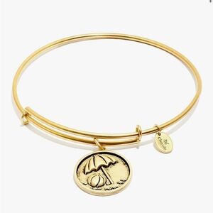 Chrysalis Beach Ball Expandable Bangle bracelet, Gold-Plated
